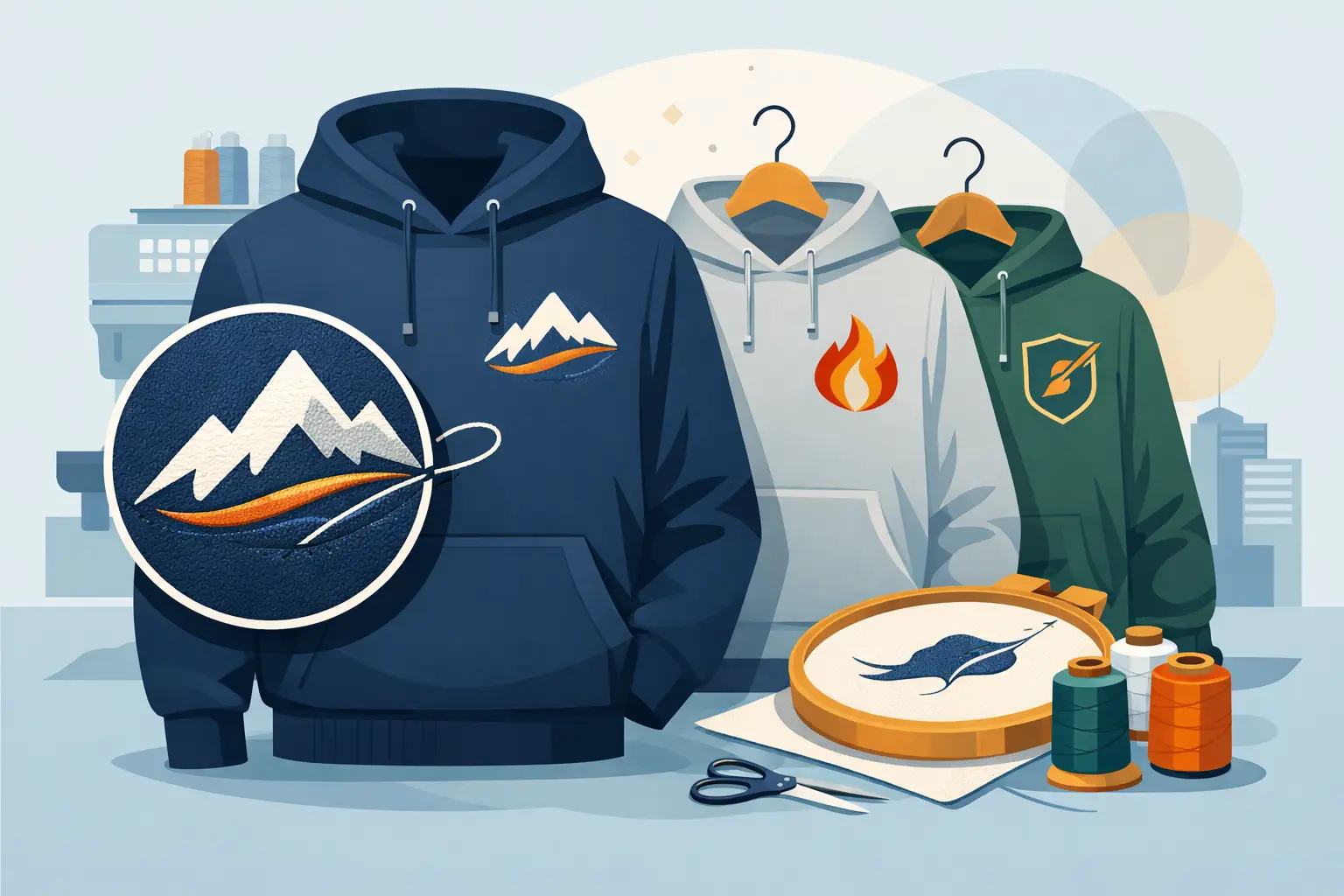 Custom Embroidered Hoodies That Look Sharp