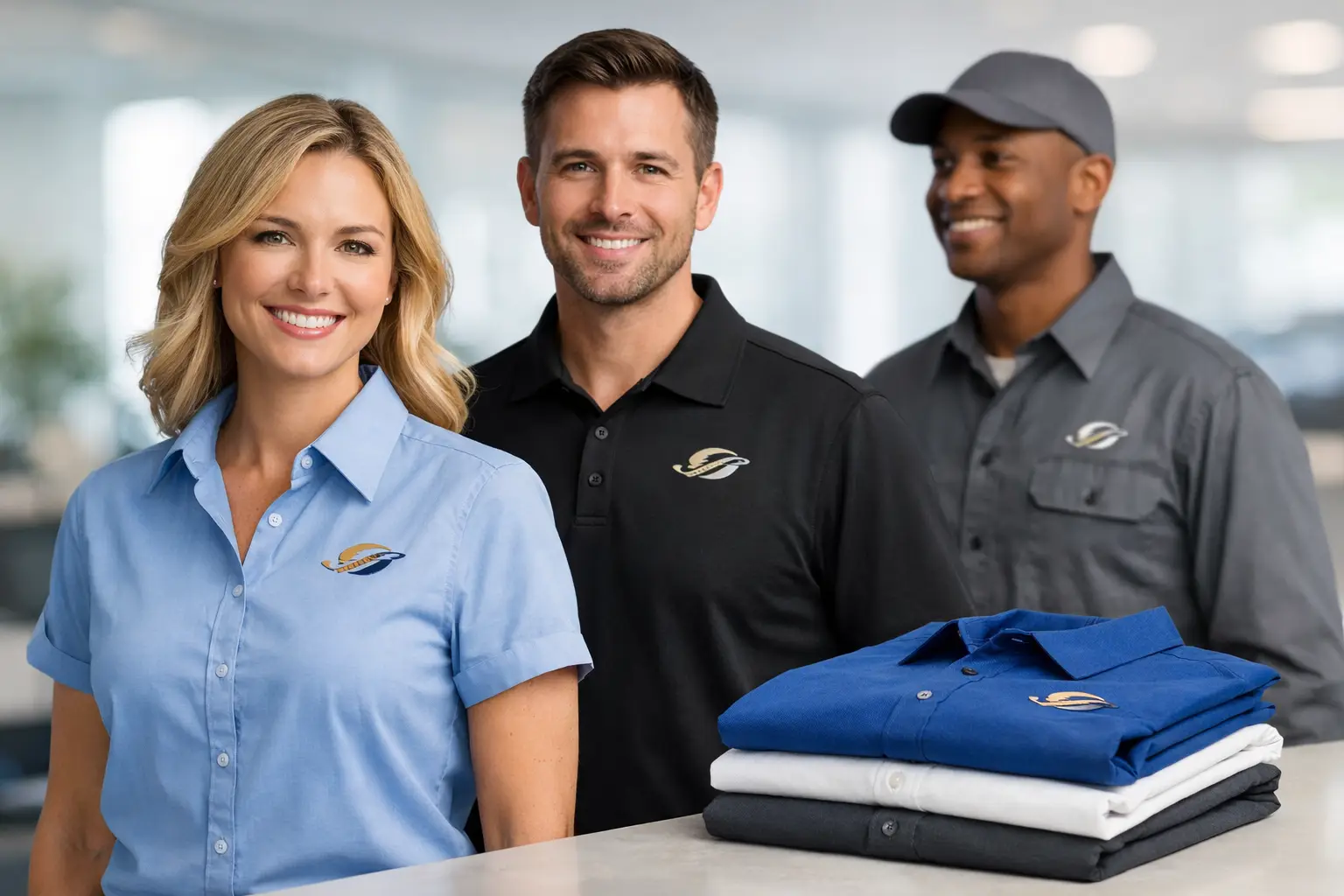 Employee Uniform Shirts With Logo That Work