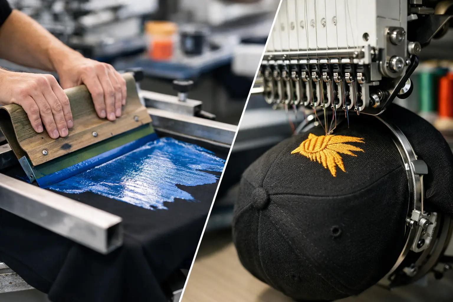 Screen Printing vs Embroidery: Which Fits?